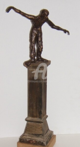 Sculpture titled "fragile equilibre" by Alain Ravaut, Original Artwork