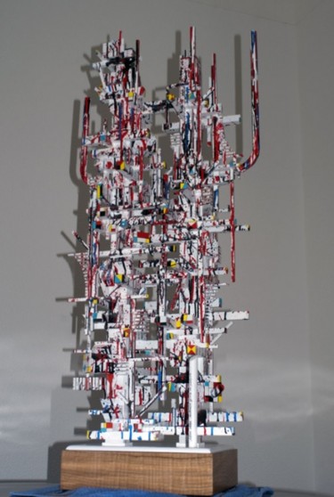 Sculpture titled "A CIDADE NÃO É SÓ I…" by Jose Carlos Sarmento, Original Artwork