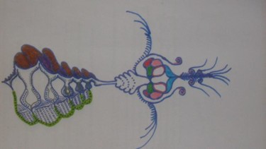 Dessin intitulée "Photo_099.jpg" par Merito Said, Œuvre d'art originale