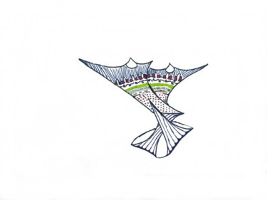 Dessin intitulée "SAID.jpg" par Merito Said, Œuvre d'art originale