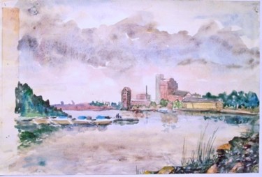 Painting titled "vasa, finlandia" by Alexey Kriventsov, Original Artwork