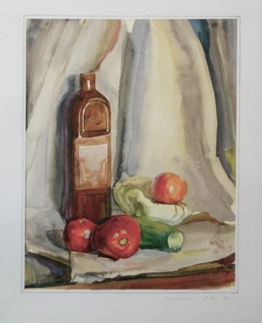 Painting titled "still life" by Alexey Kriventsov, Original Artwork