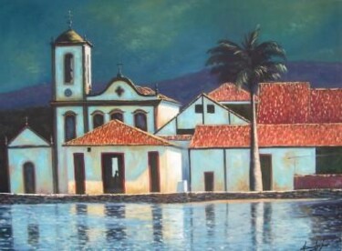 Peinture intitulée "LUZ DE PARATY" par Sandro José Da Silva, Œuvre d'art originale