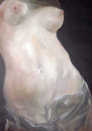 Peinture intitulée "buste 1" par Jypc, Œuvre d'art originale