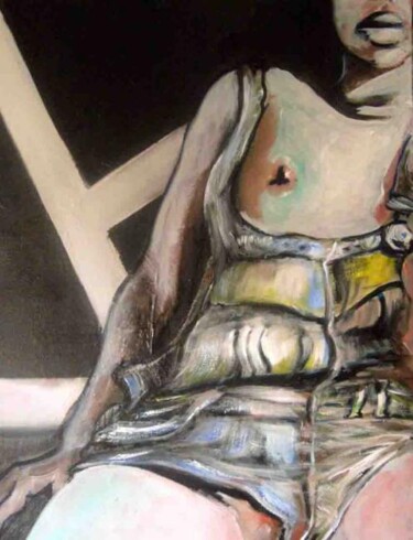 Peinture intitulée "buste 4" par Jypc, Œuvre d'art originale