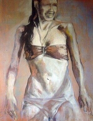 Peinture intitulée "DEMETER_huile_116x8…" par Jypc, Œuvre d'art originale