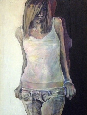 Peinture intitulée "ANDROMAQUE_huile_11…" par Jypc, Œuvre d'art originale