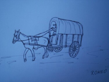 Desenho intitulada "Desnhos_Romeo_Zanch…" por Romeo Zanchett, Obras de arte originais