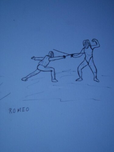 Desenho intitulada "Desnhos_Romeo_Zanch…" por Romeo Zanchett, Obras de arte originais