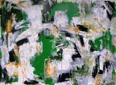Painting titled "Untitled on Light G…" by Sio Montera, Original Artwork