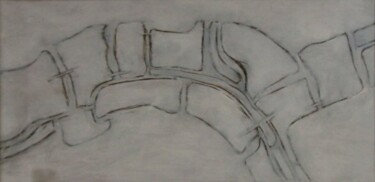 Desenho intitulada "desumanização #41" por Alberto Simões De Almeida, Obras de arte originais
