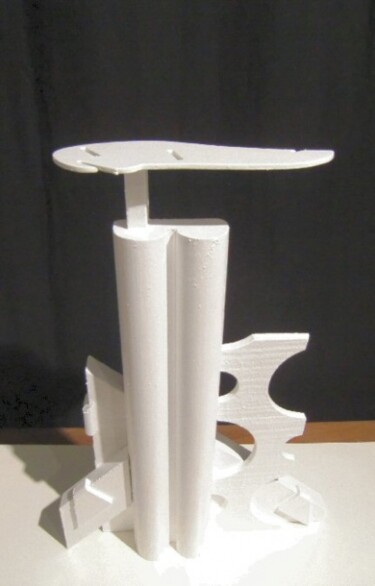 Escultura intitulada "humanização opus29" por Alberto Simões De Almeida, Obras de arte originais, Madeira