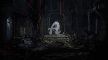 Digital Arts titled "Old_palace.jpg" by Kishore Singh, Original Artwork, Digital Painting