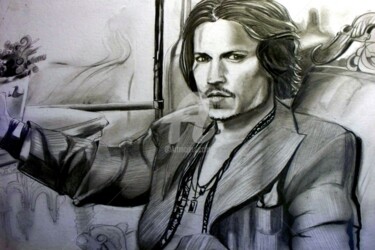 Disegno intitolato "J -DRINK" da Daniele Bianchi, Opera d'arte originale