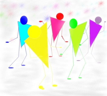 Pintura titulada "dance" por Sandra Soler, Obra de arte original