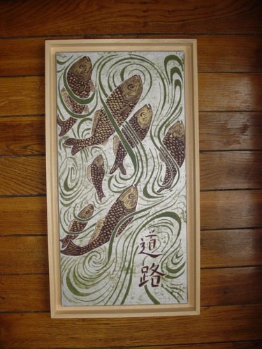 mabdéco -Thème Signe Astral - Les Poissons Peinture intitulée "mabdéco -Thème Sign…" par Mabdeco, Œuvre d'art originale, Huile