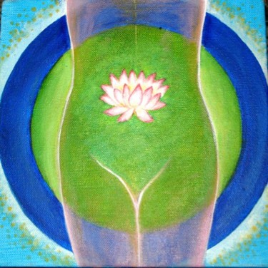 Painting titled "Feminine" by Rajesh Shukla, Original Artwork, Oil