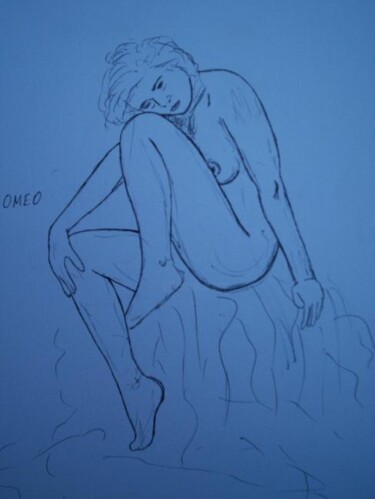 Pintura intitulada "POSE DE MULHER" por Romeo Zanchett, Obras de arte originais