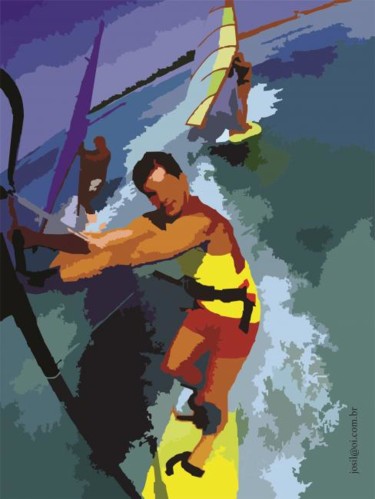 Artes digitais intitulada "regata" por Josil, Obras de arte originais