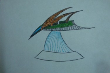 Dessin intitulée "dessin_2.jpg" par Merito Said, Œuvre d'art originale