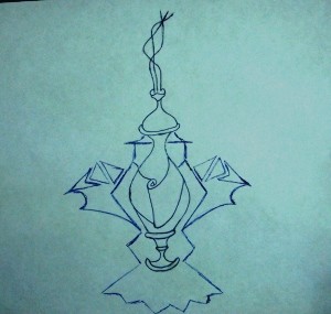 Dessin intitulée "DESSIN_7.jpg" par Merito Said, Œuvre d'art originale