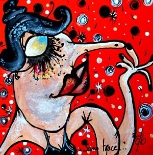 Dessin intitulée "Sans trace" par Emilie Teillaud, Œuvre d'art originale