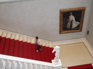 Photographie intitulée "stairs and motion" par Emmanuel Jahan, Œuvre d'art originale