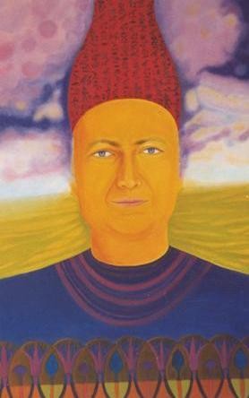 Malerei mit dem Titel "Toth  1 ..." von Sigrun Neumann (Sineu), Original-Kunstwerk, Acryl