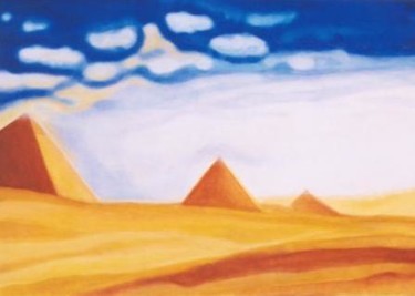 Malerei mit dem Titel "The pyramid long ti…" von Sigrun Neumann (Sineu), Original-Kunstwerk, Acryl