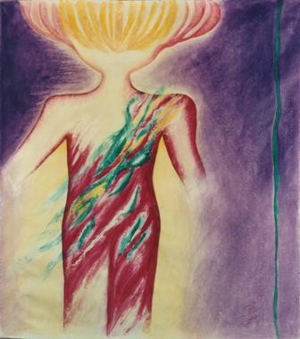 Malerei mit dem Titel "metamorphose of nat…" von Sigrun Neumann (Sineu), Original-Kunstwerk