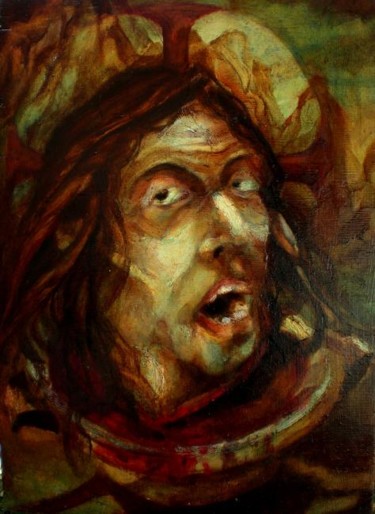 Painting titled "SAN JUAN BAUTISTA" by Alexander Leal Cid, Original Artwork, Oil