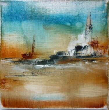 Painting titled "Belle île en mer 4" by Christelle Veron Cherbonnier, Original Artwork