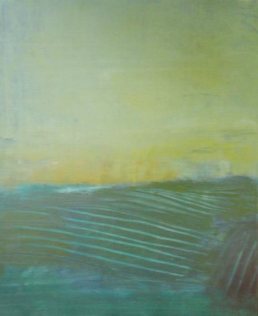 Painting titled "Numinous landscape" by Kay Frances, Original Artwork, Oil