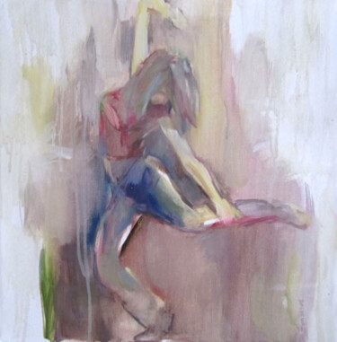 Danse Peinture intitulée "Danse" par Sylvia Baldeva, Œuvre d'art originale, Huile Monté sur Châssis en bois