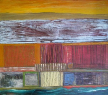 Painting titled "Uncharted territory" by Kay Frances, Original Artwork, Oil