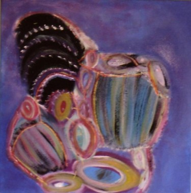 Painting titled "Untitled" by Kay Frances, Original Artwork, Oil
