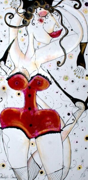 Peinture intitulée "Beautiful Clémence." par Emilie Teillaud, Œuvre d'art originale