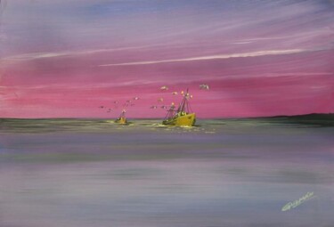 Pintura titulada "regreso" por Juan Carlos Guzman, Obra de arte original, Oleo