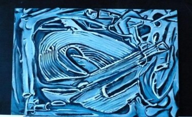 Painting titled "The Mandoiln Player" by Leonardus Aarts, Original Artwork, Oil