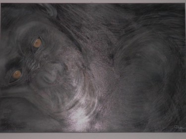 Pintura intitulada "Chimp" por Ana Lacerda, Obras de arte originais, Outro