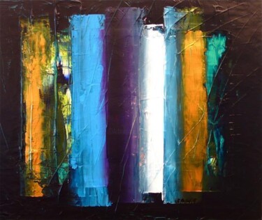 Painting titled "SEDUCTION" by Edwige Leprin, Original Artwork, Oil