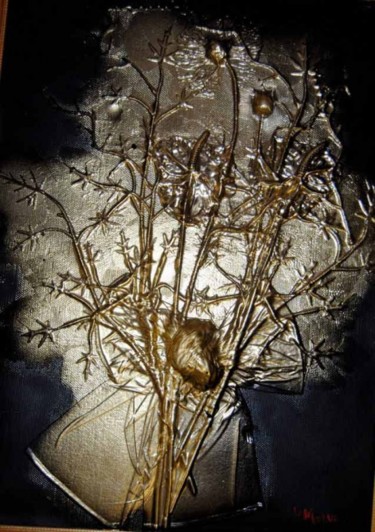 Scultura intitolato "Flowers26" da Manu Zuccarotta, Opera d'arte originale