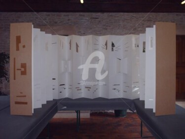 Installation intitulée "META-LIVRE MMX-1" par Serge Chamchinov, Œuvre d'art originale
