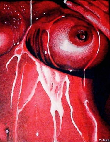 Peinture intitulée ""Love fantasy"" par Manuela Hames, Œuvre d'art originale