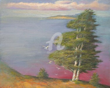 Painting titled "Wind warm" by Vlad Ovchinnikov, Original Artwork, Oil