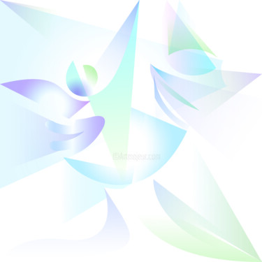 Zwei-Seelen-Tanz | Two Souls Dance | Deux âmes de danse 数字艺术 标题为“Zwei-Seelen-Tanz |…” 由Bernd Wachtmeister, 原创艺术品, 2D数字工作