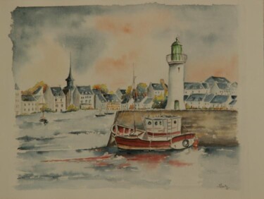 제목이 "Retour  au port"인 미술작품 Martine Salmon로, 원작