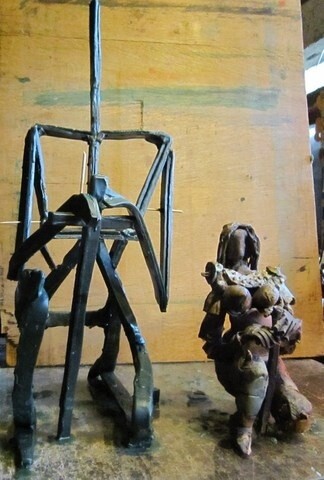 제목이 "STRUCTURE EN CIRE :…"인 조형물 Michel Moskovtchenko로, 원작, 다른