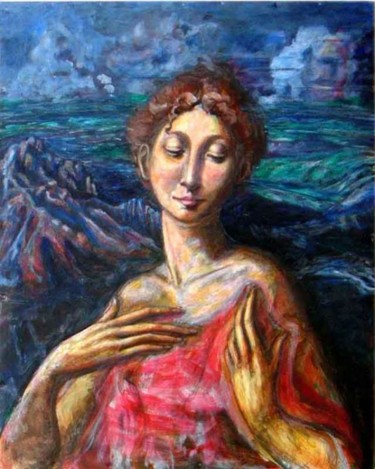 Painting titled "Woman" by Jason Stillman, Original Artwork