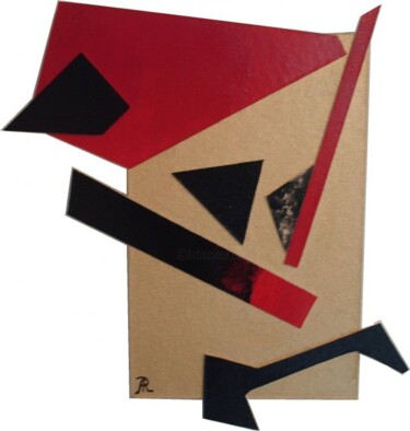 Peinture intitulée "Expression abstrait…" par Arc, Œuvre d'art originale, Huile
